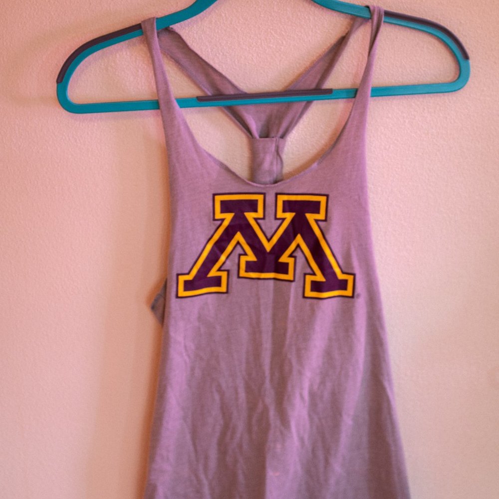 University of Minnesota tank, cute back